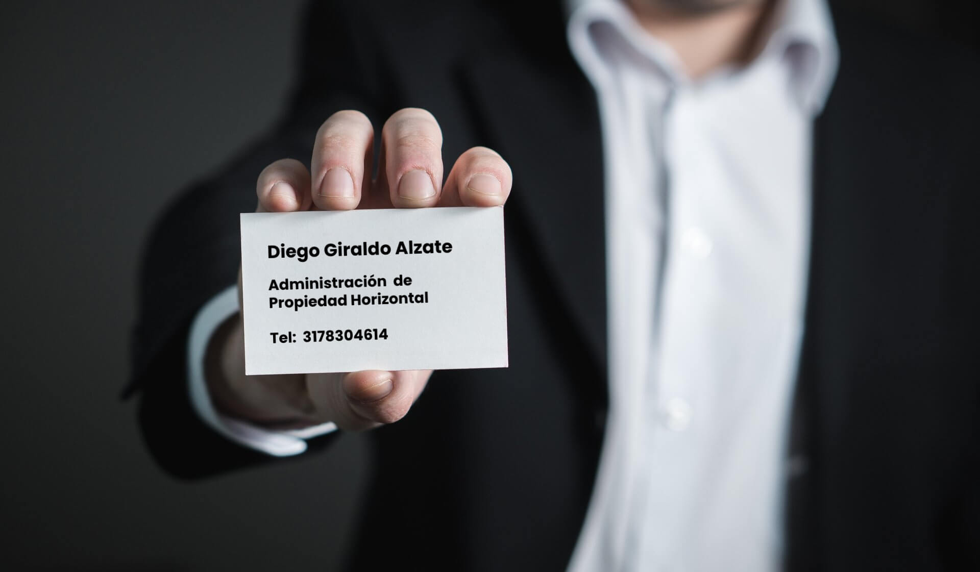 Man with a Business Card